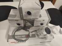 Zestaw Monitoringu Hikvision HiWatch Rejestrator + 3Nowe Kamery Dysk