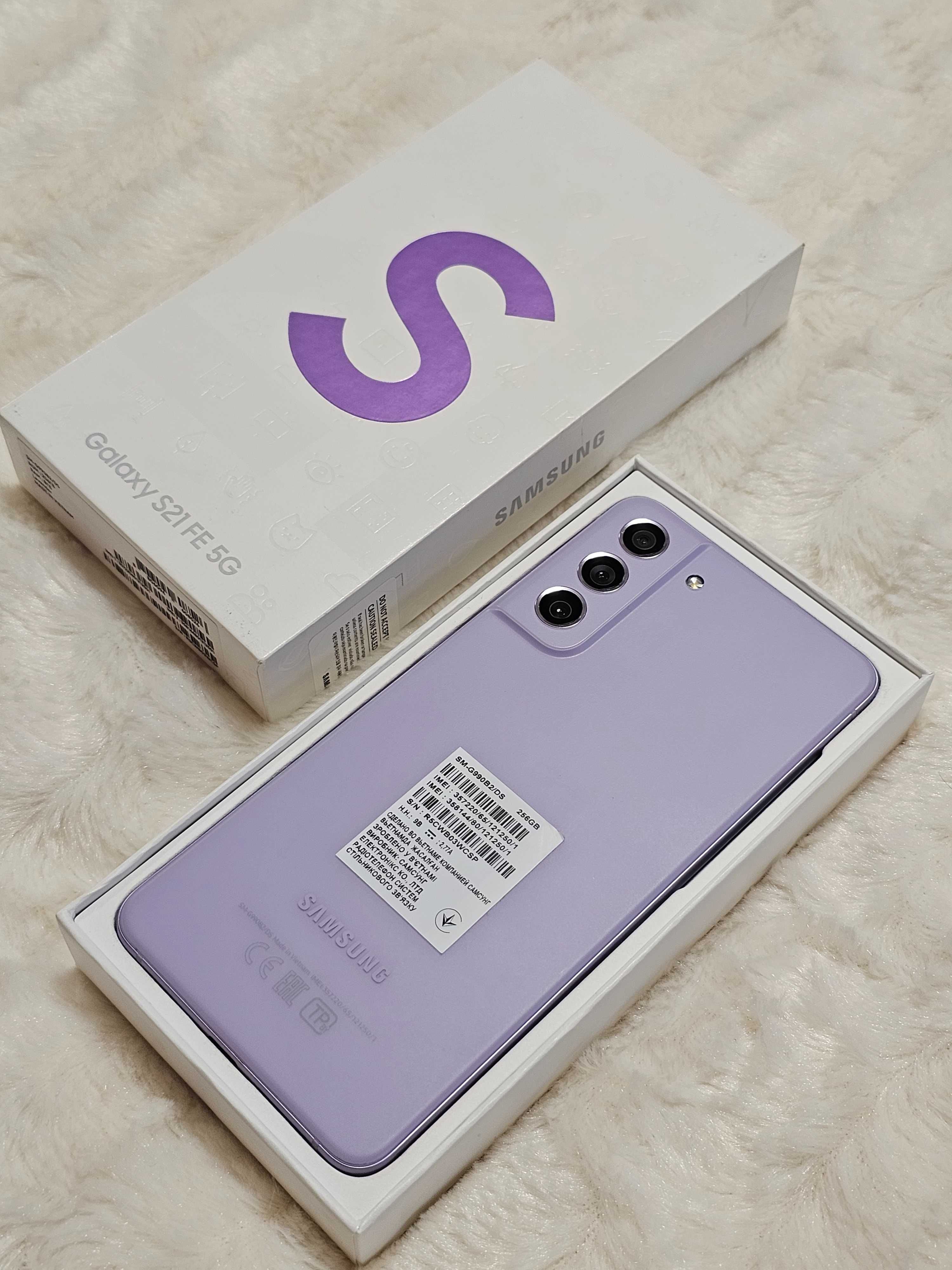 Samsung S21 FE 256 Український Офіційний 5G. Snapdragon. Комплект +