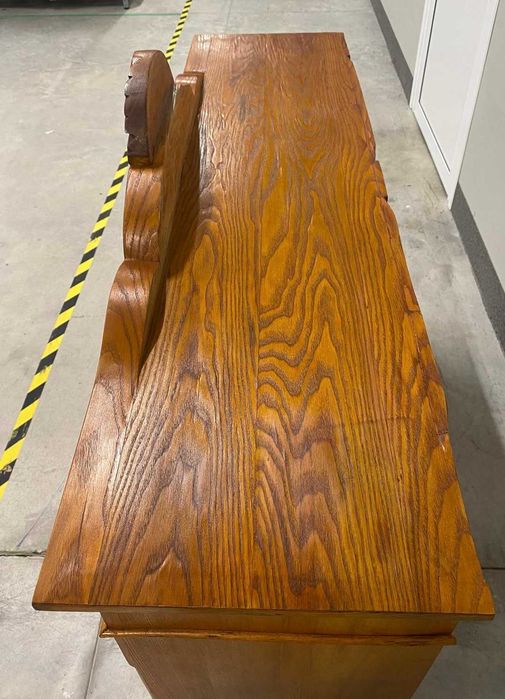 OKAZJA-przedwojenna bieliźniarka jesionowa-styl secesji-początek XX w.