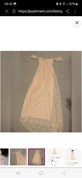 Sukienka na sesje ciążowa r. XXL