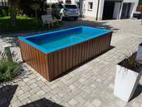 Basen poliestrowy 240cm/120cm