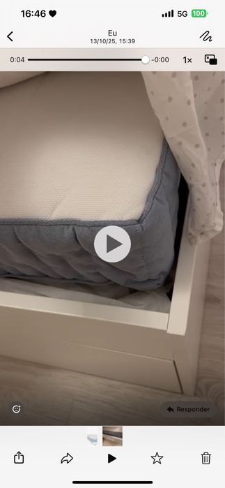 Colchao de casal IKEA