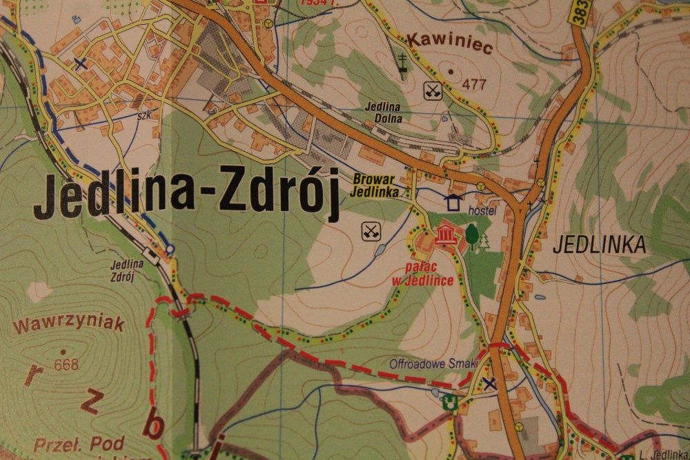 Głuszyca i okolice-mapa turystyczna-1344