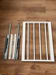 IKEA KOMPLEMENT Wysuwany wieszak biały 50x58 cm