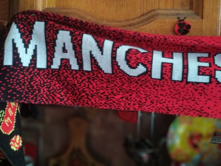 футбол болельщик фанат шарф Manchester united Манчестер Юнайтед