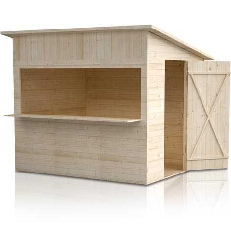 Domek handlowy drewniany Irys 240x200 cm