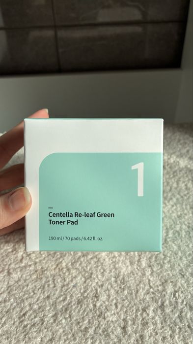 Numbuzin no 1 centella re-leaf green toner pad platki tonizujace