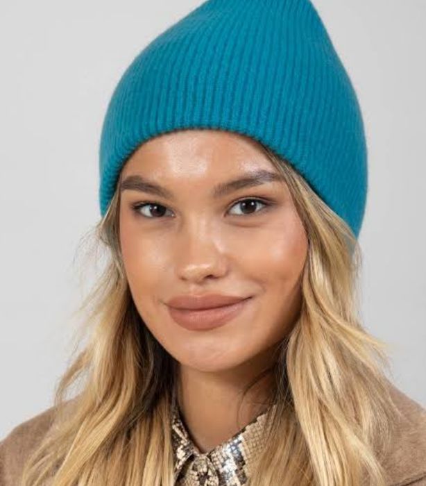 Кашемировая женская  теплая шапка Лола