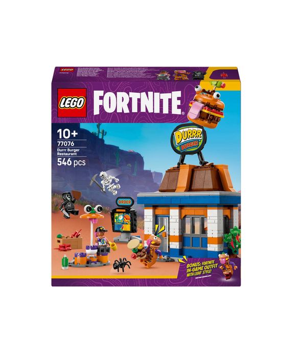 Lego Fortnite 77076 Durrr Burgerownia Zestaw 10+ Duży Klocki *NOWE*