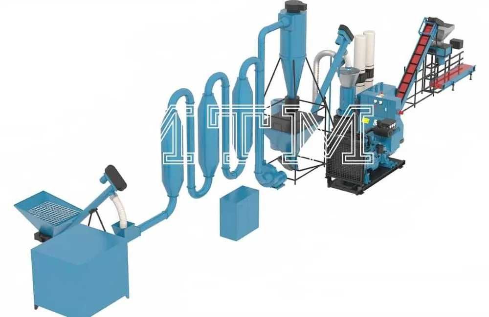 Linia do produkcji peletu 300-500kg/h