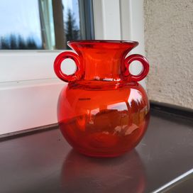 Szkło Kolorowe wazon KIS z uszkami