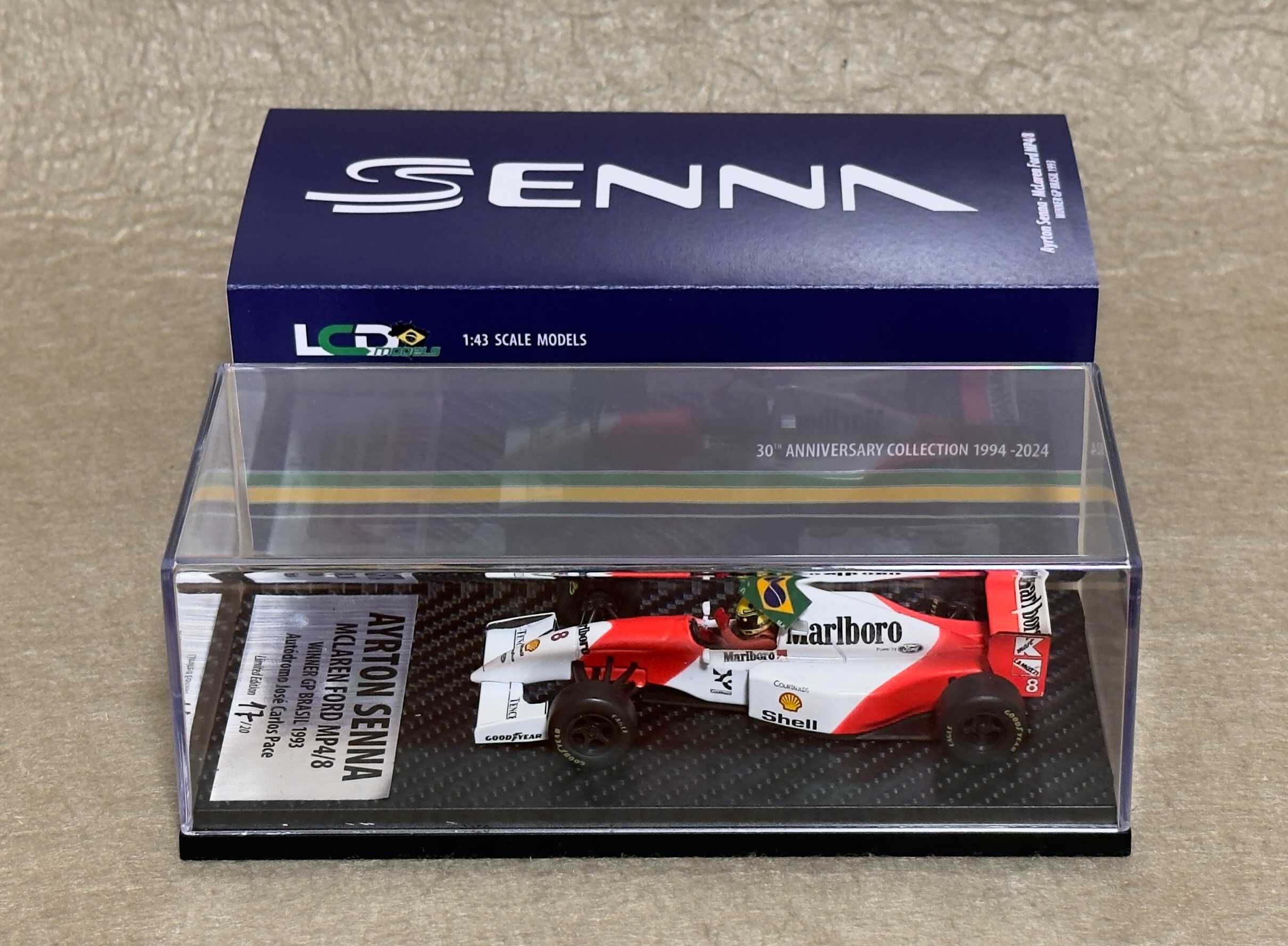 6 Miniaturas Ayrton Senna - McLaren Lotus, Williams - escala 1:43