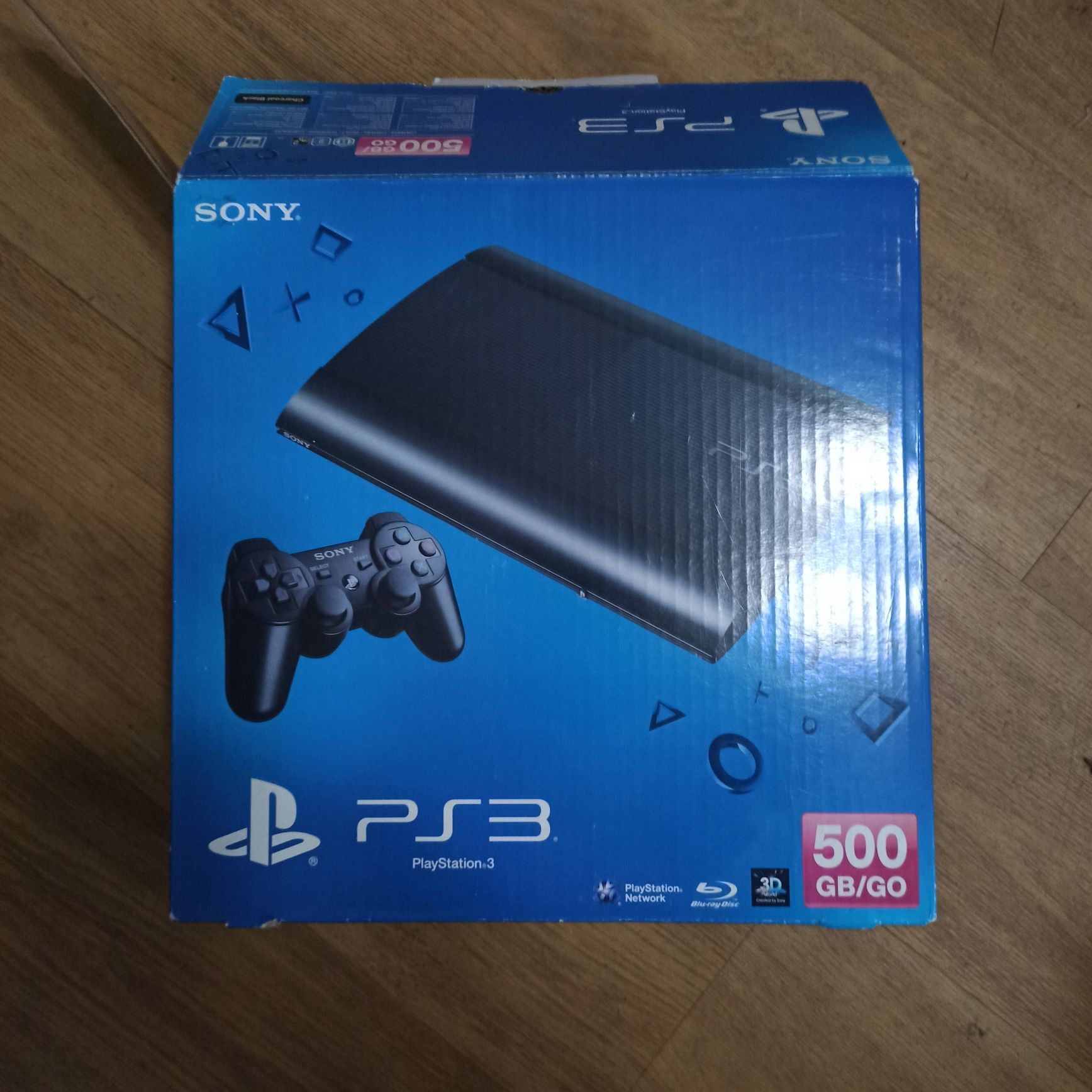 PlayStation 3. PS3 konsola 500gb pad gry