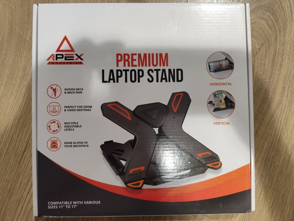 Podstawka stojak na laptopa telefon premium APEX Industries 13 - 17"