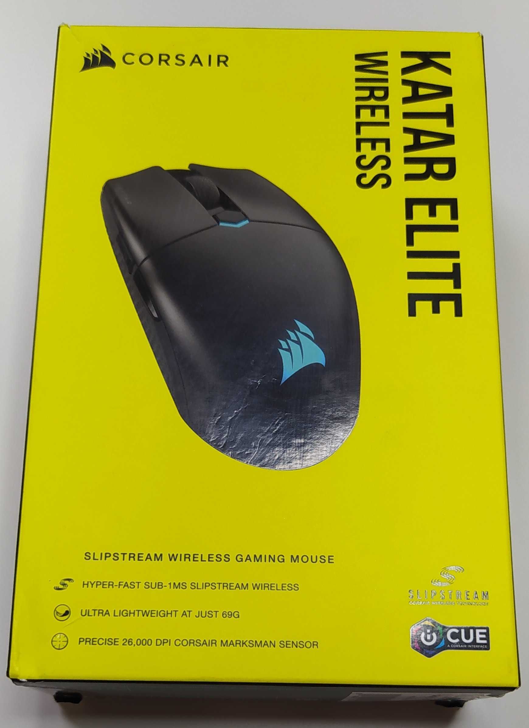 Corsair Katar Elite Myszka Bezprzewodowa Gamingowa 26 tyś DPI 6 Keys