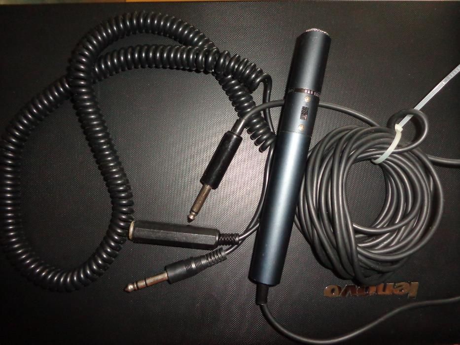 Mikrofon + dodatkowy kręcony kabel gruby Jack