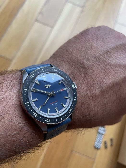 Zegarek microbrand HKED/EMG NEMO miyota 90S5 skin diver 40mm