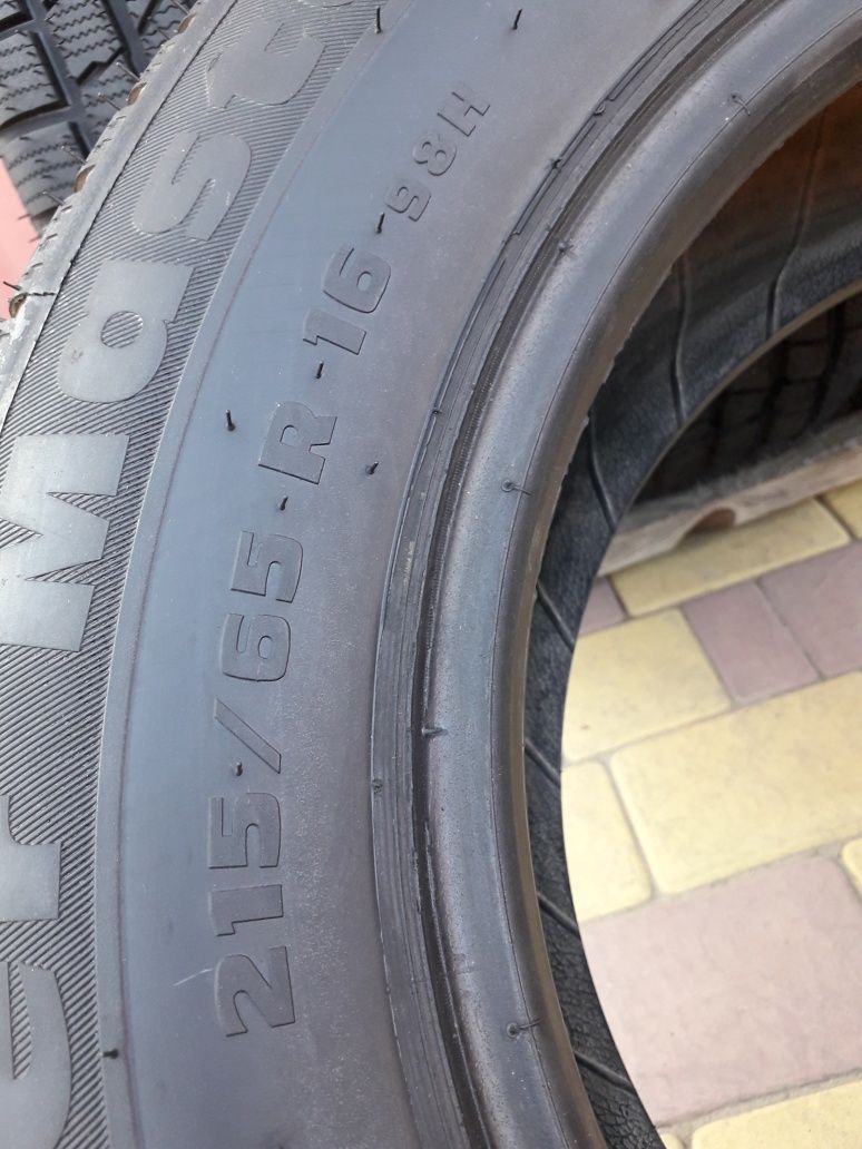 25рік  215/65/16 .Резина Зима. Нова гума. Шини r16.  Висота 9 мм