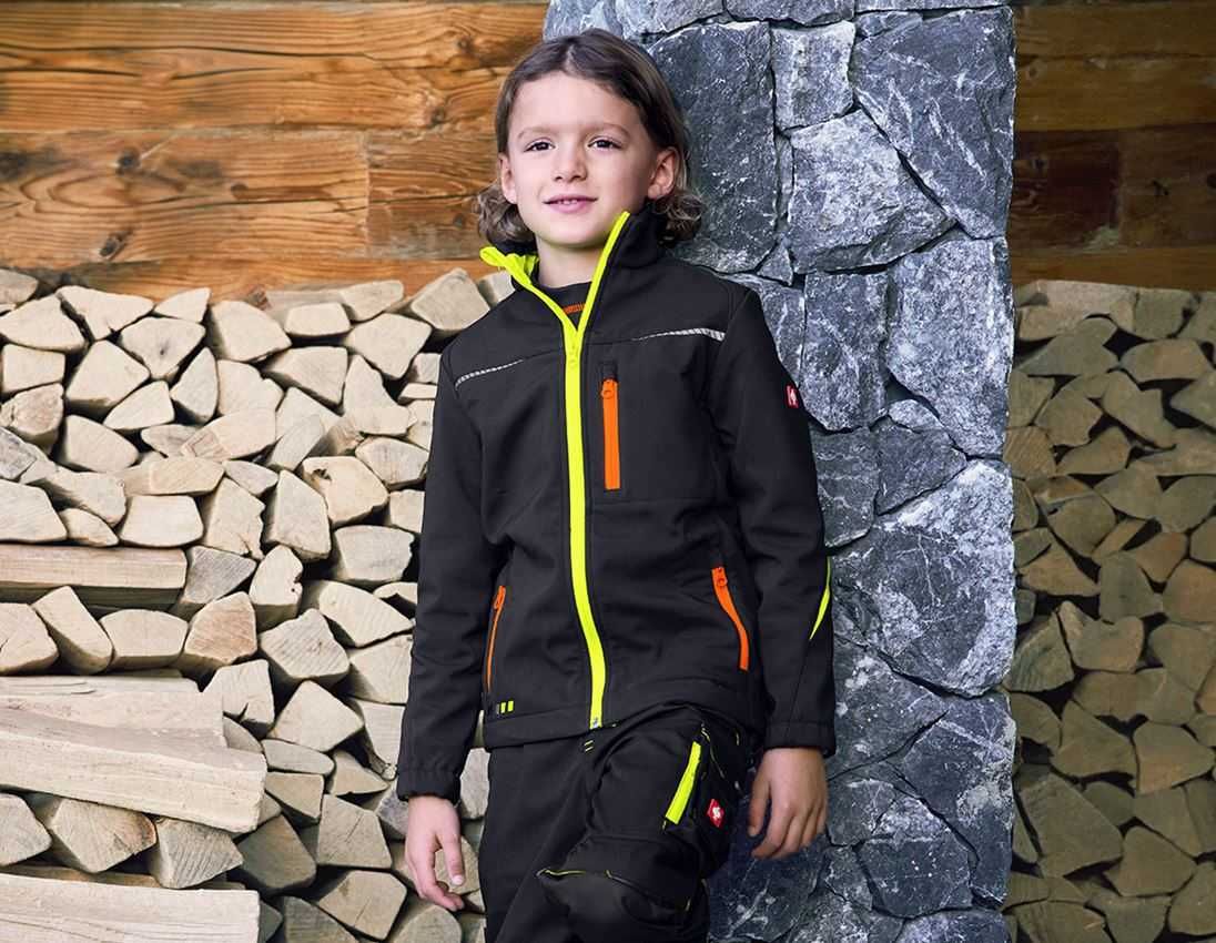 Dziecięca kurtka softshell ENGELBERT STRAUSS MOTION 2020 r.134 idealna