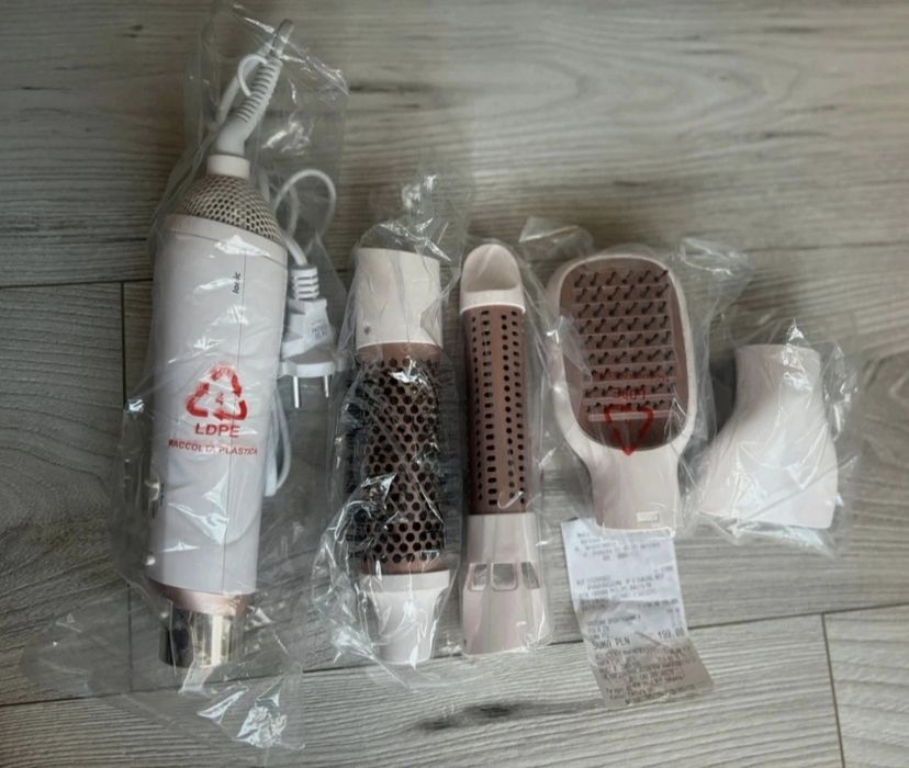 Lokówko - suszarka Philips z różnymi końcówkami