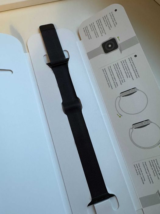 original 44mm Space Black Milanese Loop Міланська петля ремінець