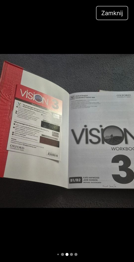 Vision 3 komplet podręcznik + ćwiczenia
