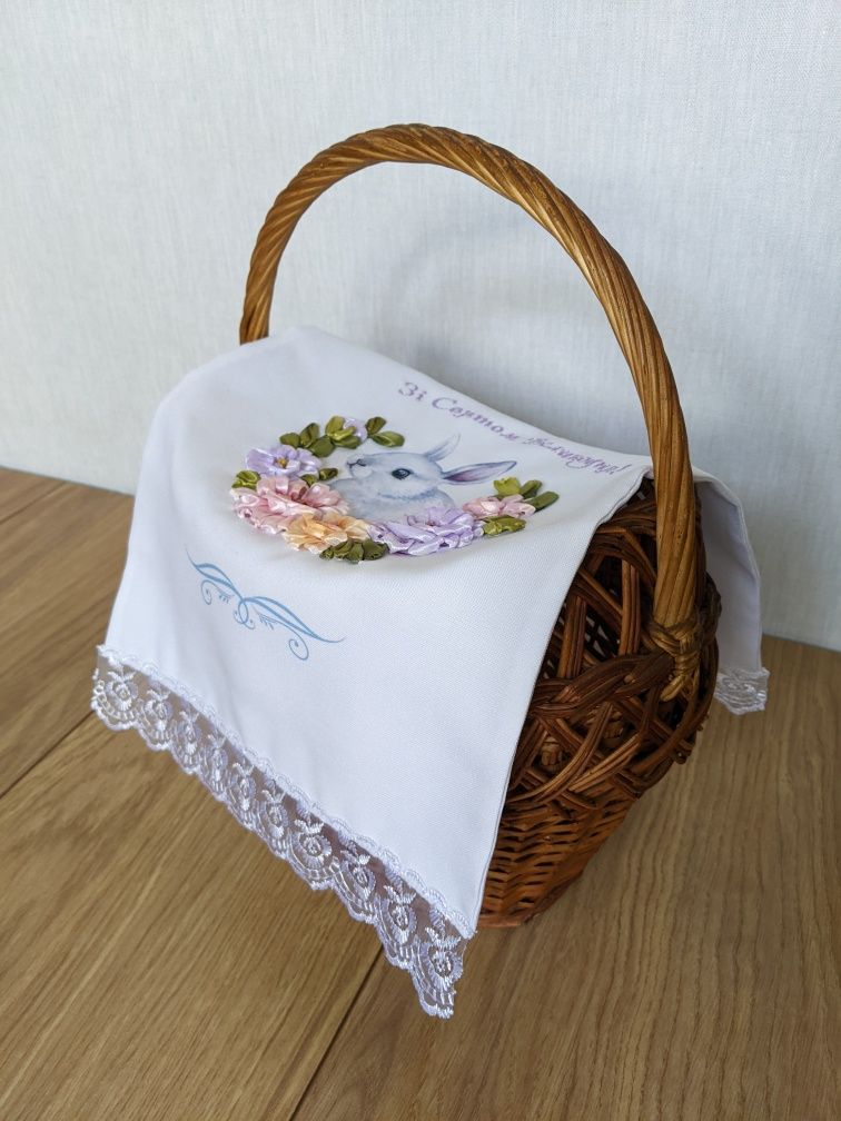 Великодній рушник на кошик