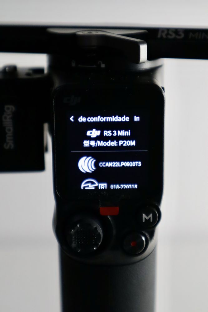 DJI Ronin RS3 Mini - Gimbal Estab. Prof. (Como Novo) + Clamp 3025