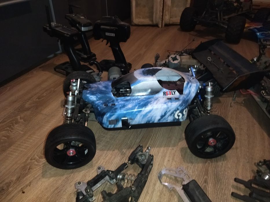 RC spalinowe z czesciami