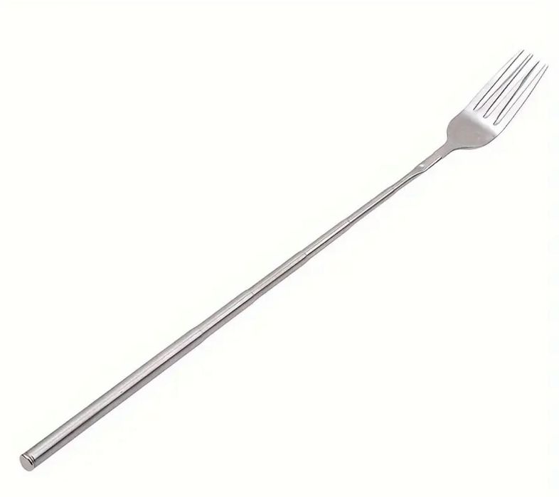Teleskopowy wysuwany widelec ze stali nierdzewnej