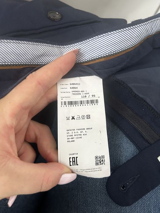Lavard garnitur zestaw marynarka spodnie koszula krawat buty