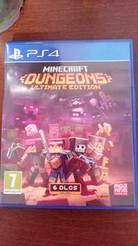 płyta do gry Minecraft dungeons ultimate Edition na ps4