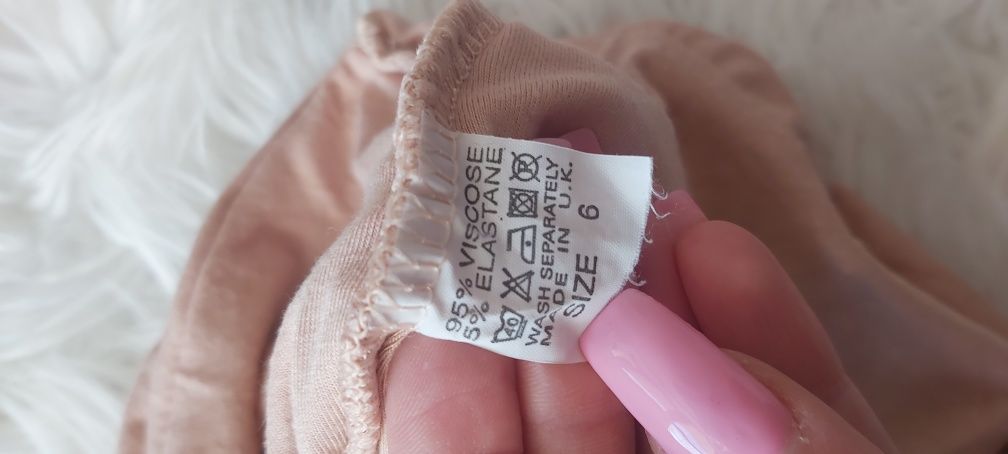 Spódnica dopasowana missguided 34  marszczenie midi tuba wysoki stan