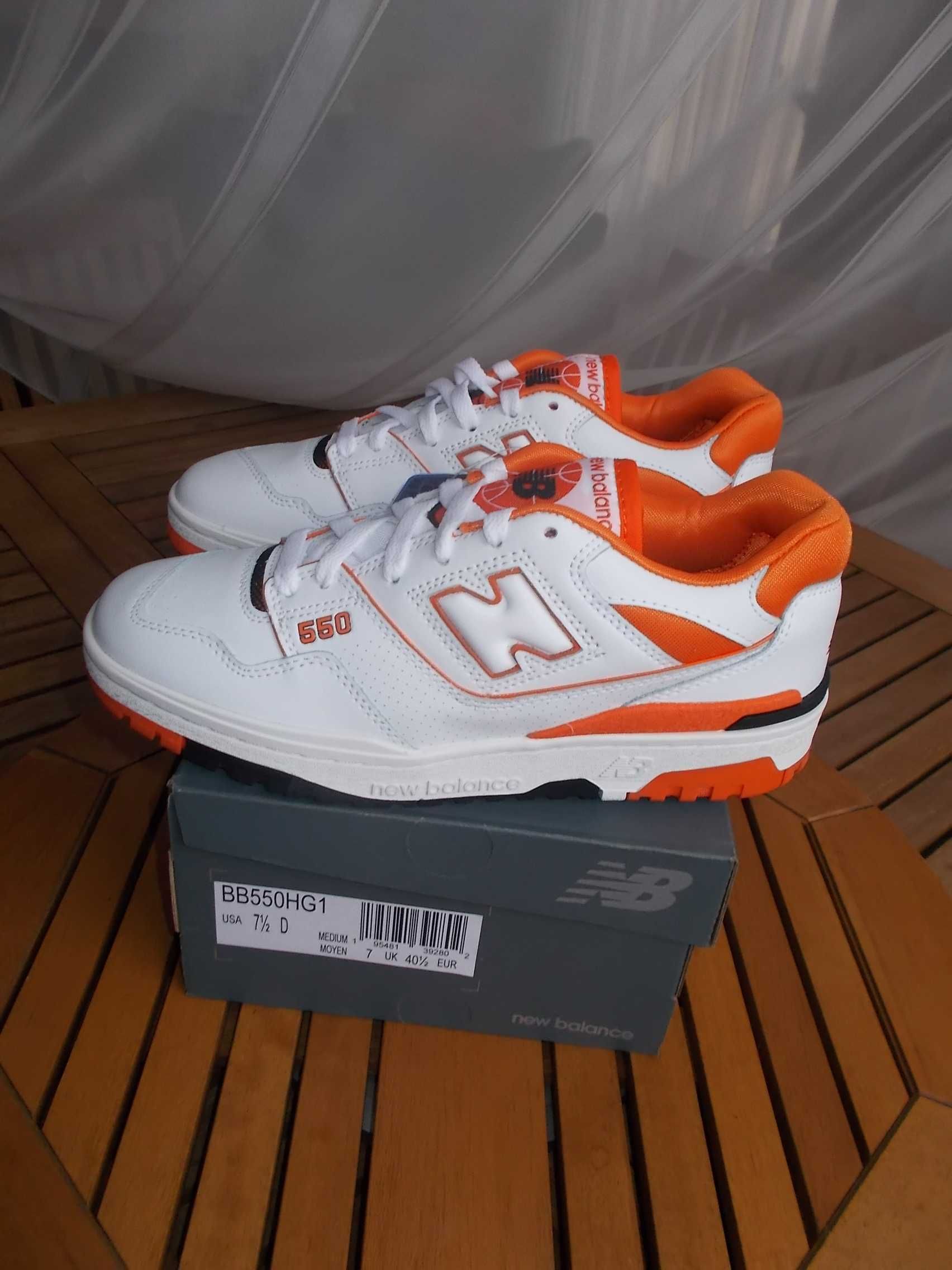 (r. Eur 40,5 -  25,5 cm) Nowe buty New Balance 550 Syracuse BB550HG1