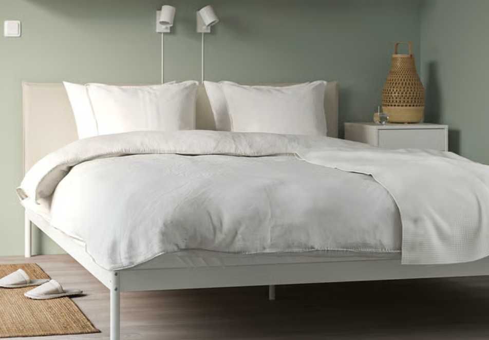 Cream IKEA Double Bedframe Excellent Condition