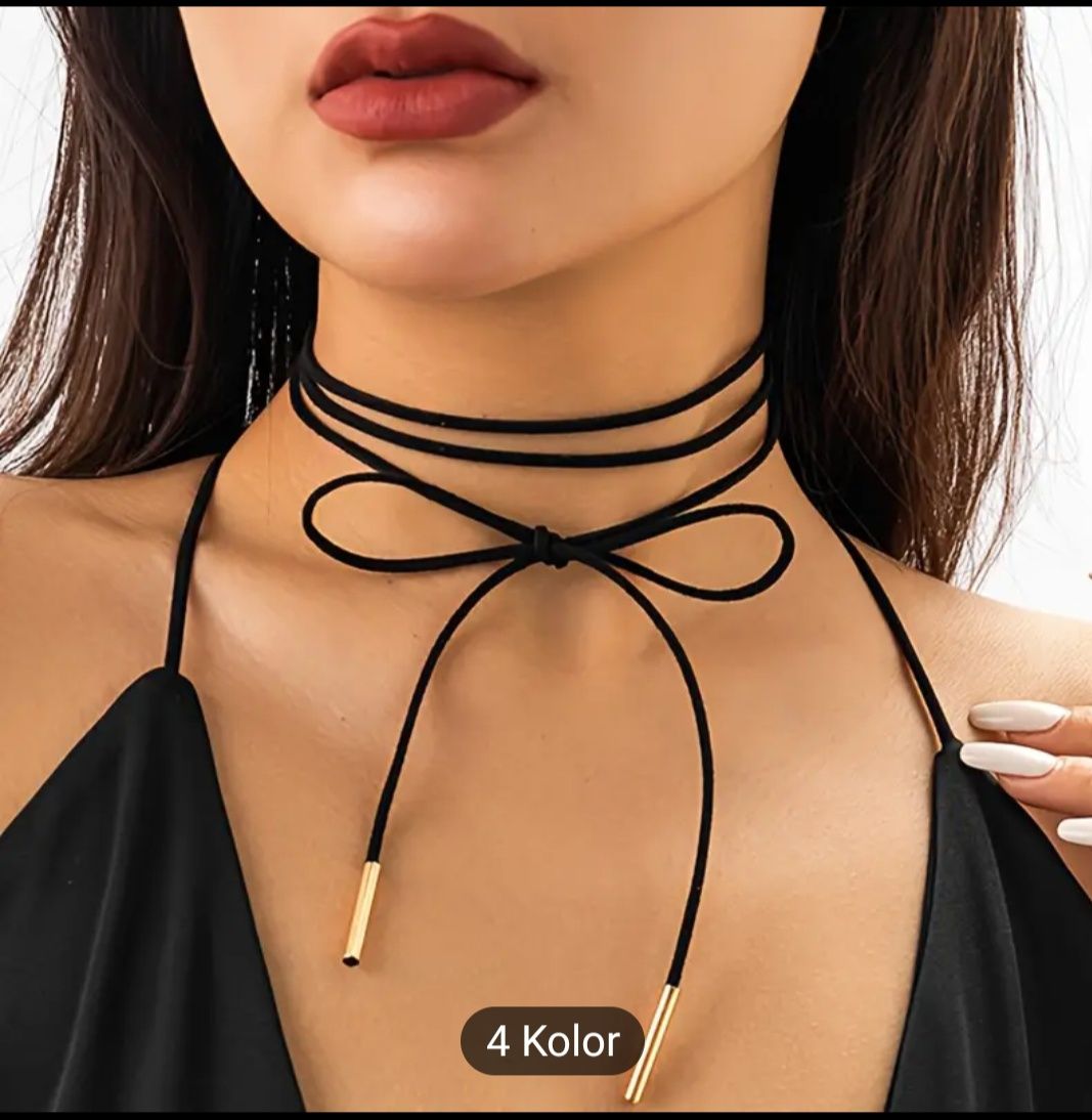 Choker na szyję.