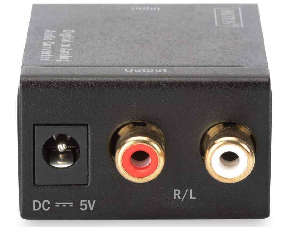 Digitus DS-40133 konwerter Toslink Coaxial - RCA audio cyfrowy