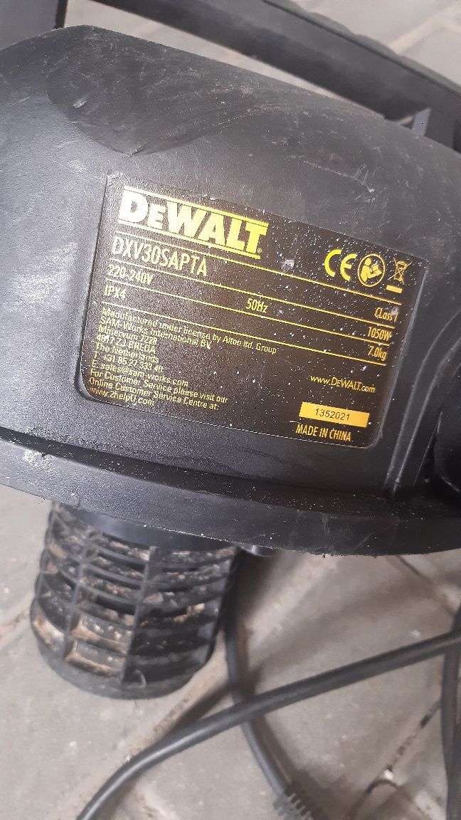 Dewalt odkurzacz DXV30SAPTA góra, silnik