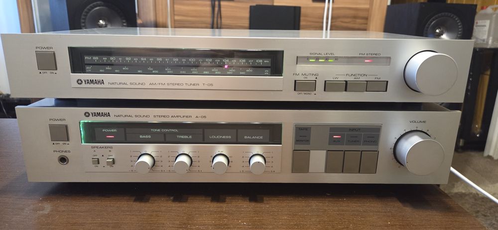 Piękny zestaw Yamahy,  gramofon, tuner wzmacniacz