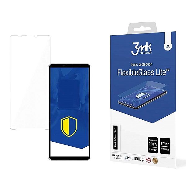 Szkło hybrydowe 3mk FlexibleGlass Lite™ na Sony Xperia 10 V