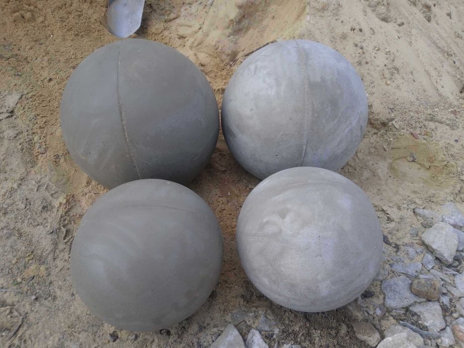 Kula betonowa ogrodowa cementowa 20cm pełna kule ozdoba na ogrodzenie