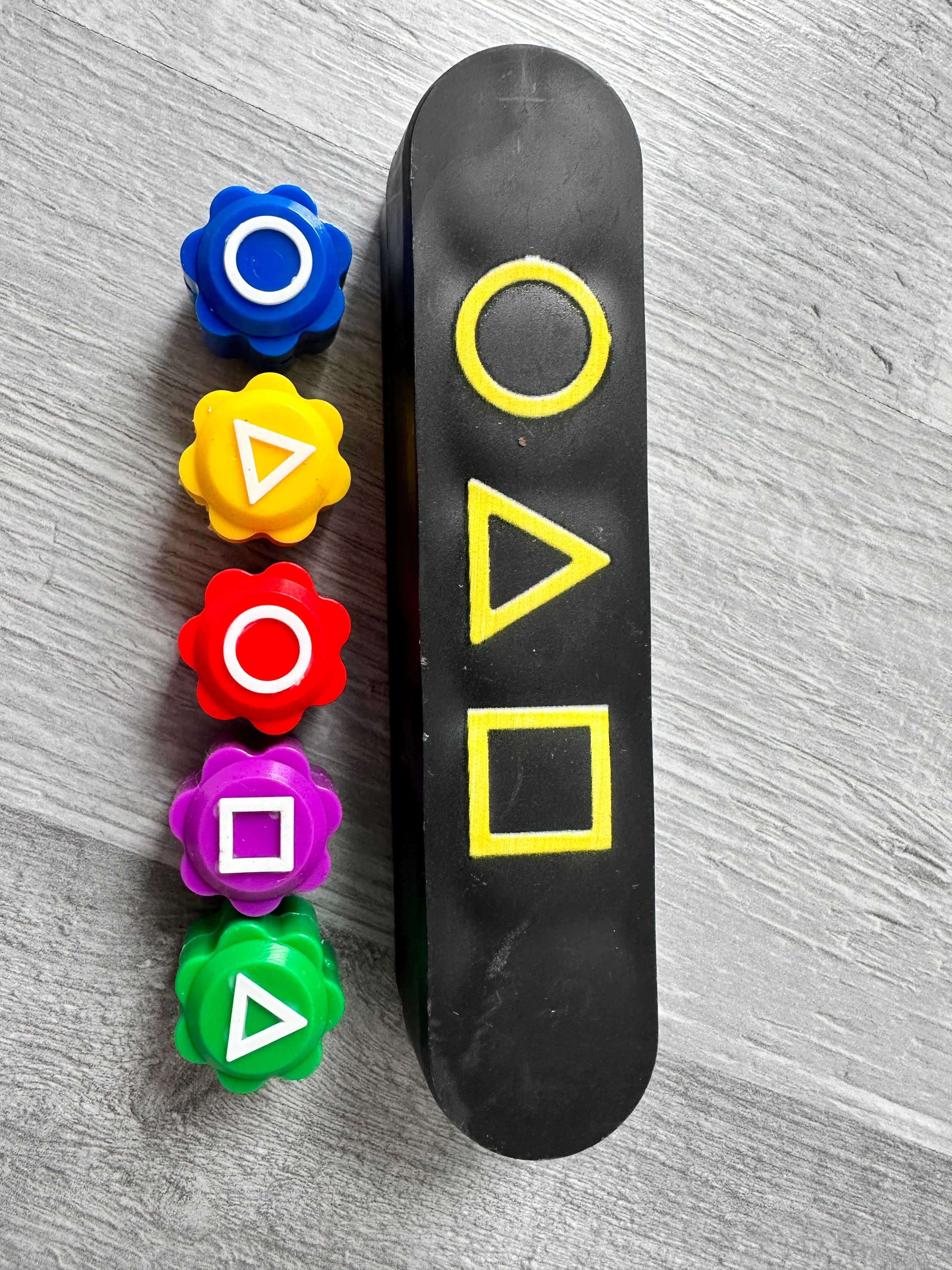 2x Kości do gry Gongi Gonggi Squid Game z pudełkiem kostki gra zręczno