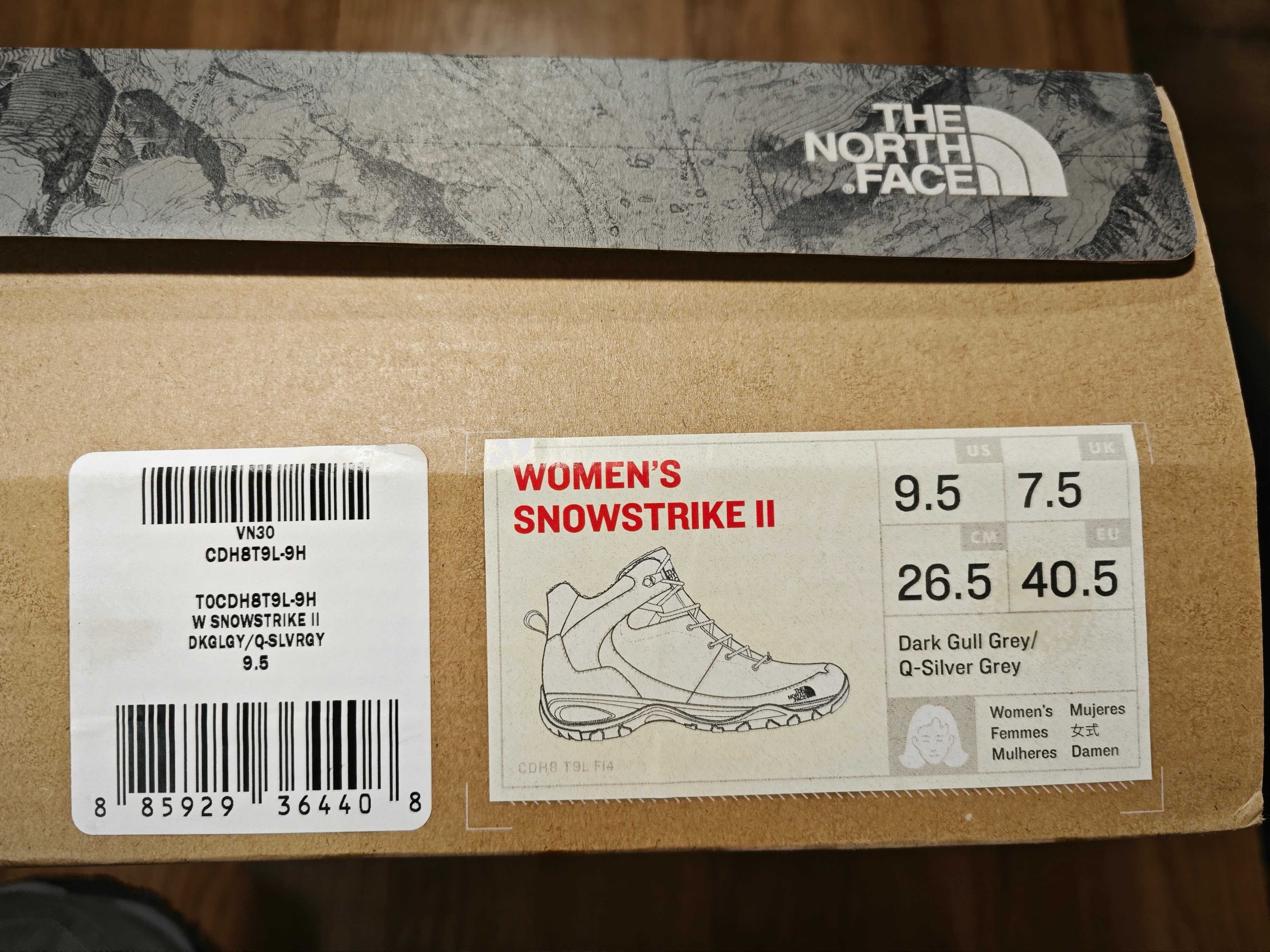 Zimowe buty damskie THE NORTH FACE Snowstrike II, dł. wkładki 26,5 cm