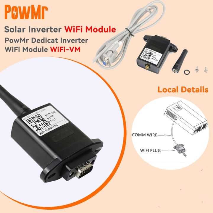 PowMR 4200W 24V +WiFi гібридний інвертор /UPC/ УПС / POW-HVM4.2M-24V-N
