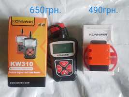 Автосканер  обд OBD konnwei 902, konnwei 310