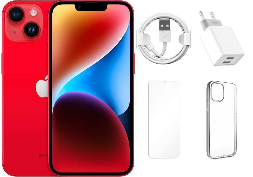 iPhone 14 128GB Czerwony I Jak nowy I Gwar 12 msc I Sklep iTop Muranów