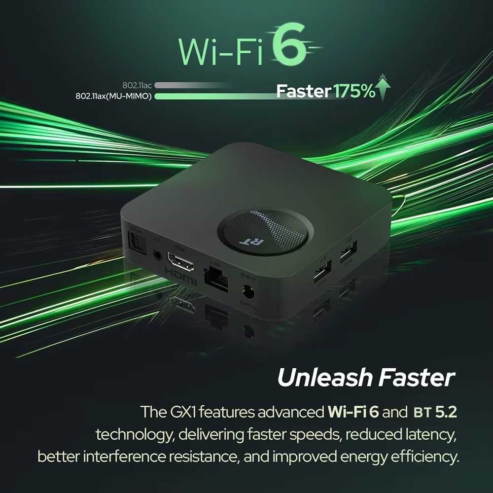 Смарт приставка RockTek GX1 UHD 4/32 Realtek RTD1325