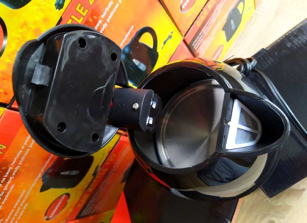 Автомобильный чайник в авто от прикуривателя на 12V 24V Электрочайник