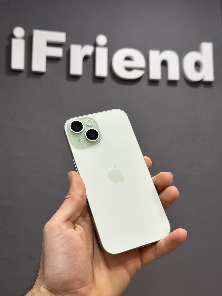 Iphone 15 green 256gb ідеал стан + гарантія