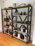 Regał NA WYMIAR stal loft industrialny rustykalny mal. PROSZKOWO
